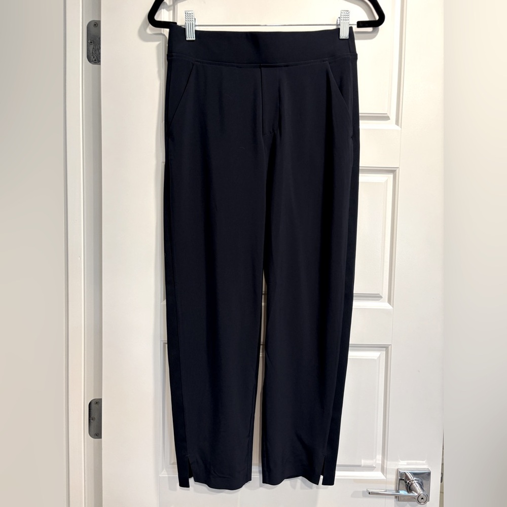 Athleta Brooklyn Mid Rise Ankle Pant Womens 2 Petite Work Commute Travel